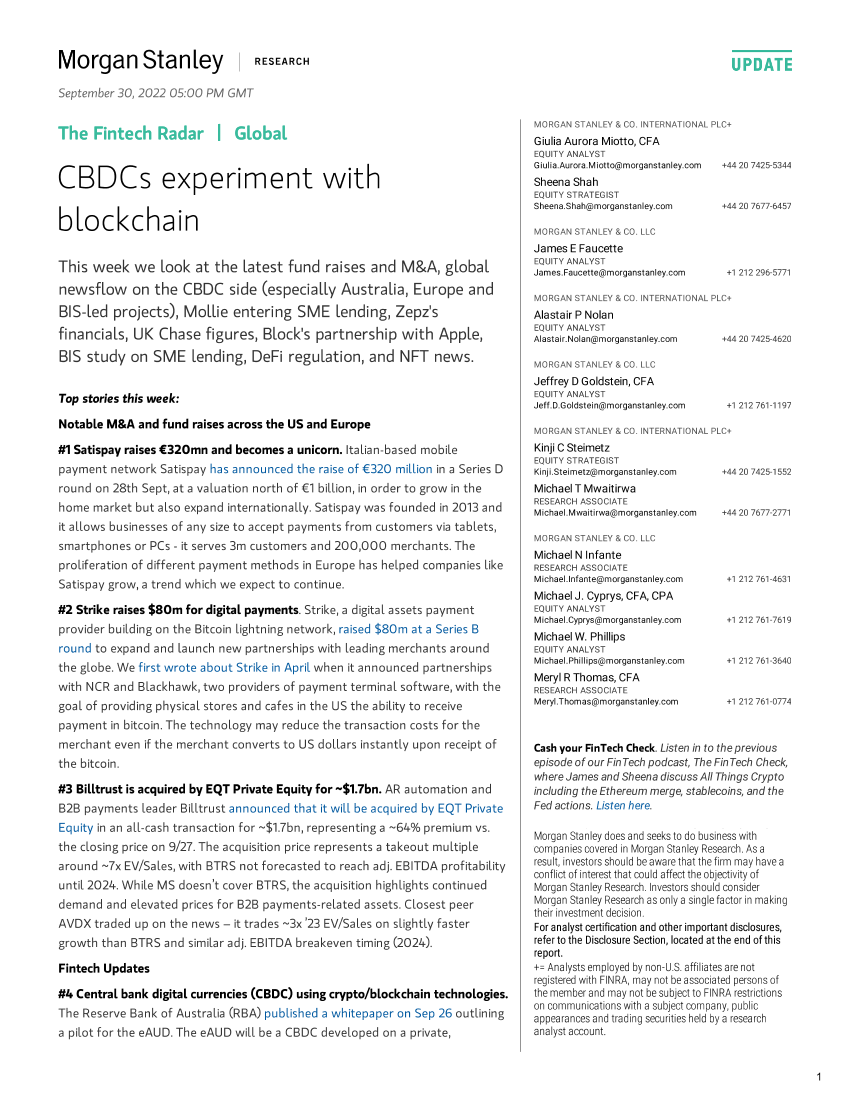 Morgan Stanley-The Fintech Radar CBDCs experiment with blockchain-2022-09-30Morgan Stanley-The Fintech Radar CBDCs experiment with blockchain-2022-09-30_1.png